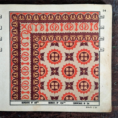 ancien catalogue carrelage mosaiques avignon
