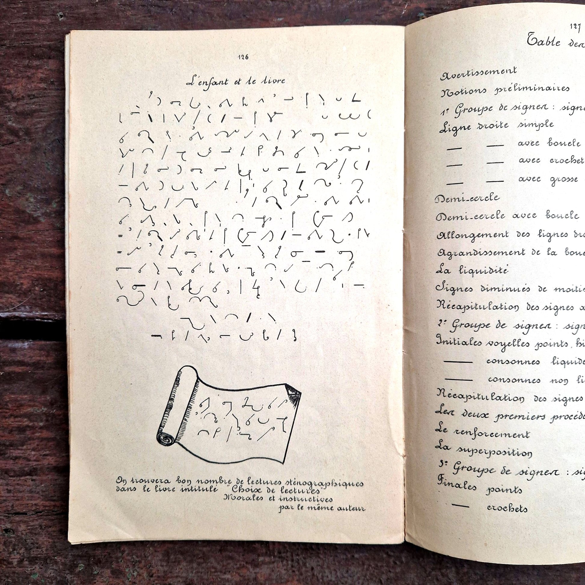 ancien cours de stenographie francaise