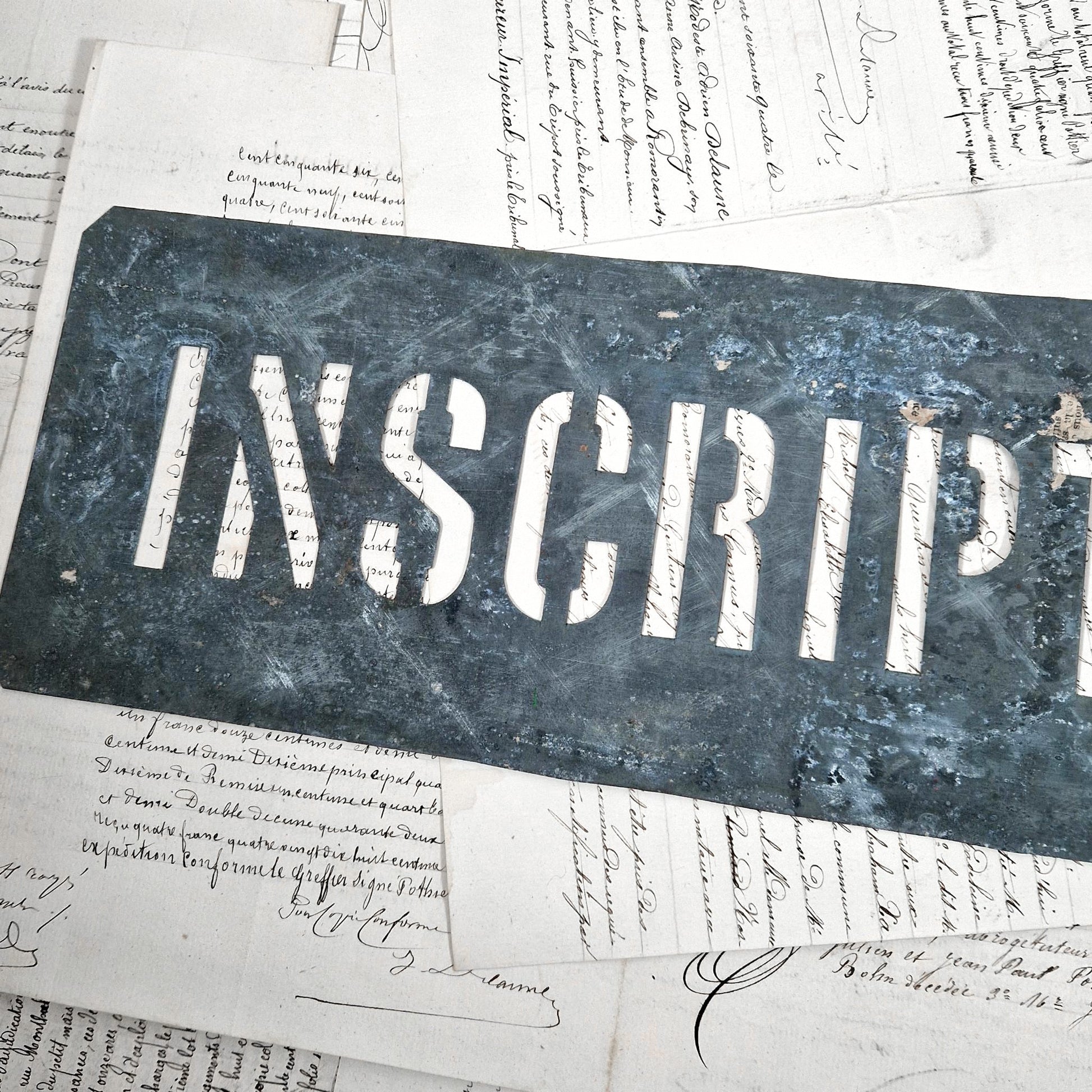 ancien gabarit inscriptions