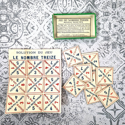 ancien jeu de patience 13