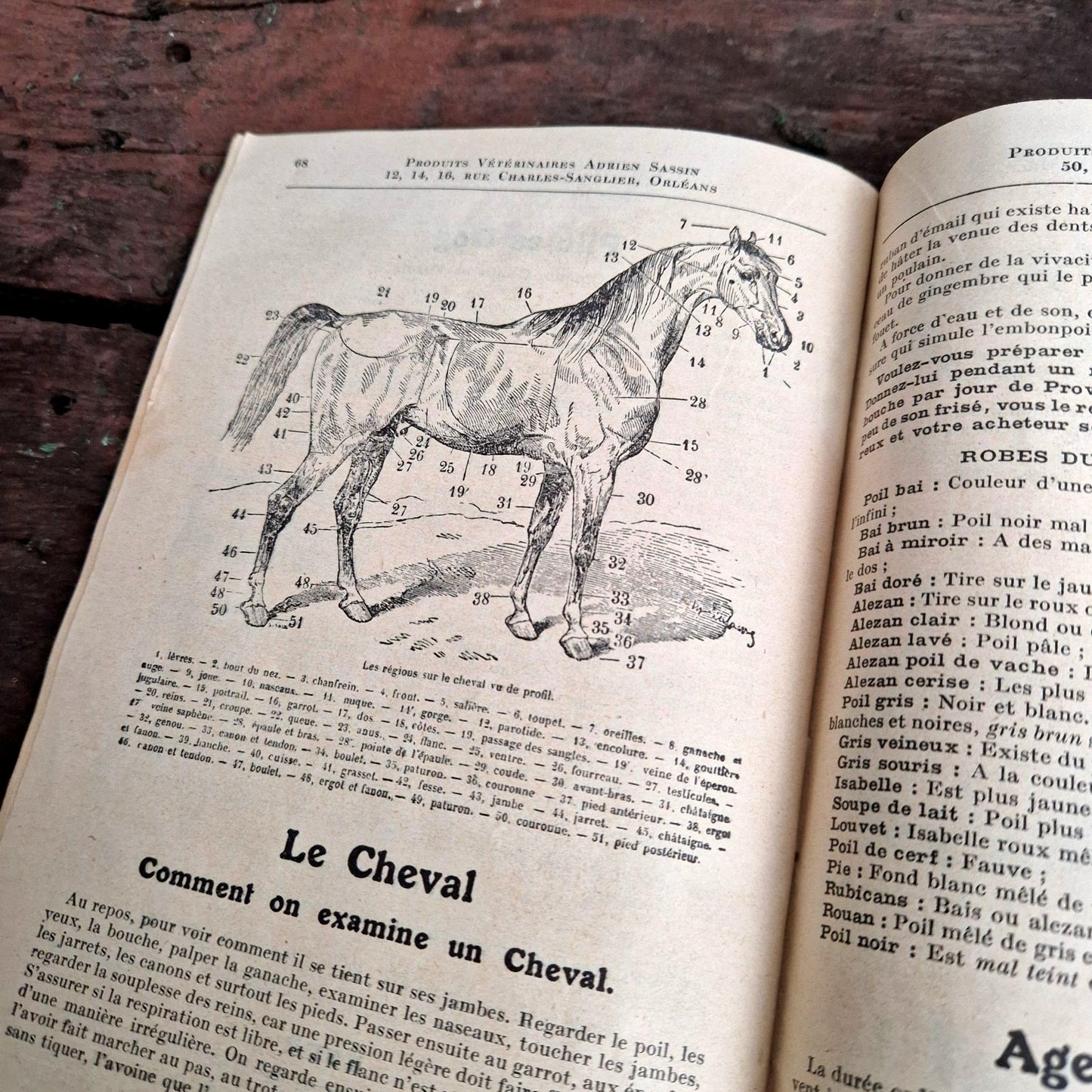 ancien livret agriculture vétérinaire