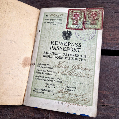 ancien passeport reisepass