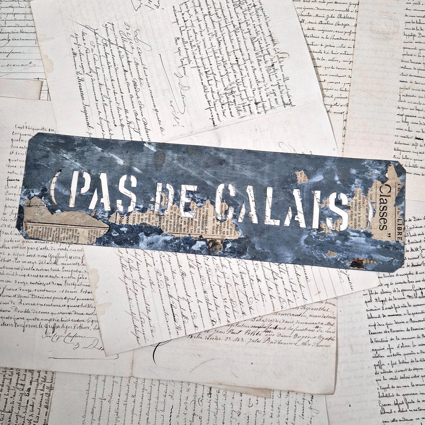 ancien pochoir region nord