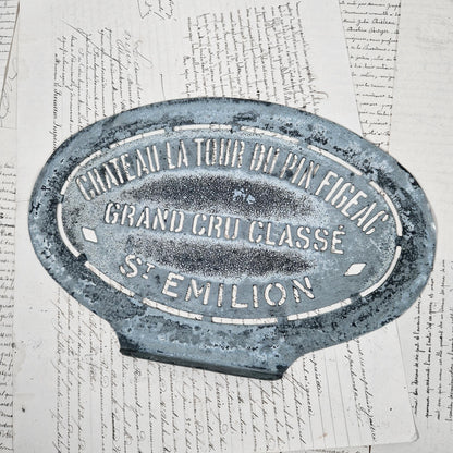 ancien pochoir saint émilion grand cru classé