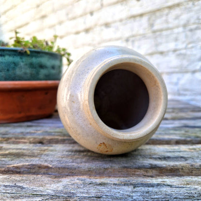 ancien pot faience emaillee