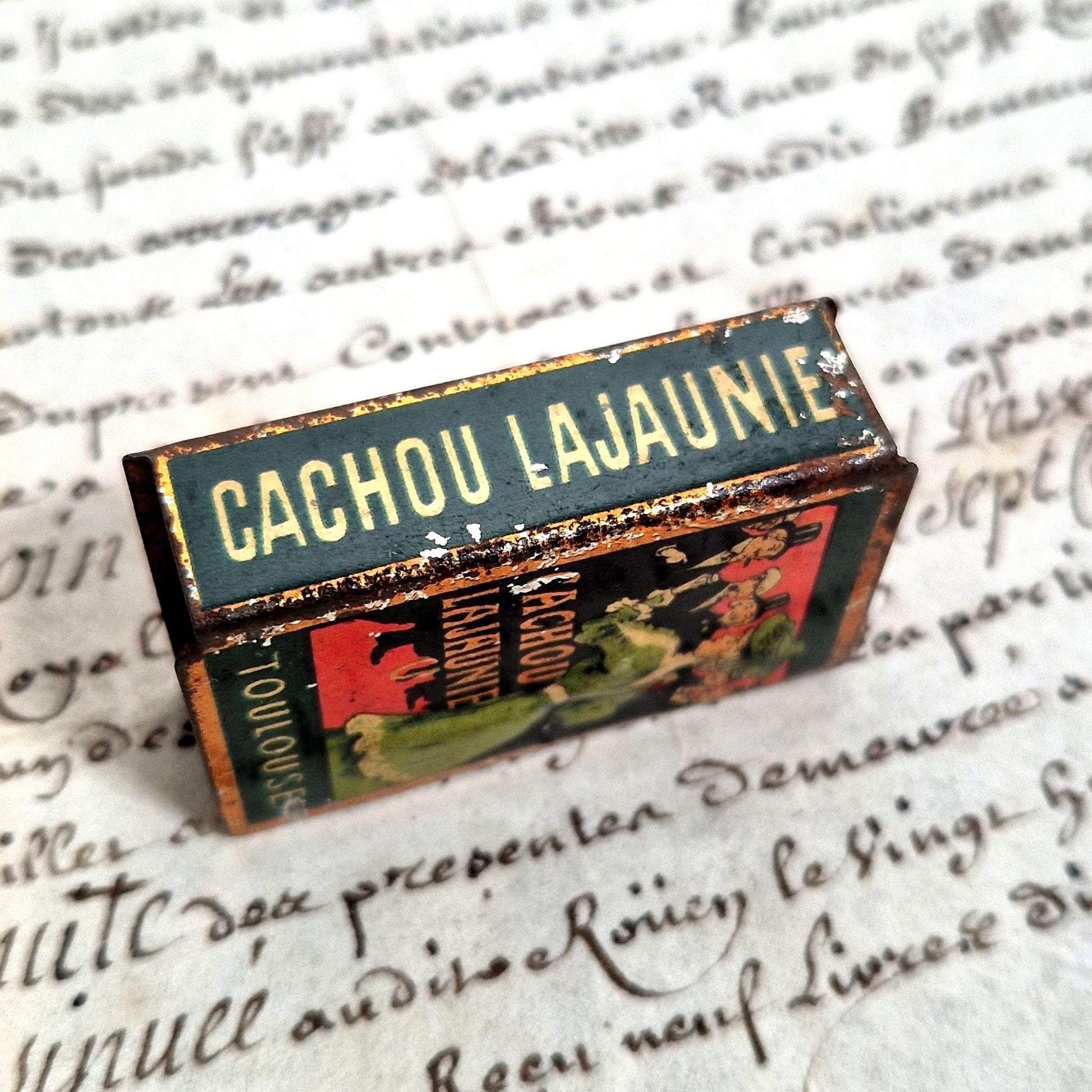 ancien pyrogene publicitaire Cachou lajaunie