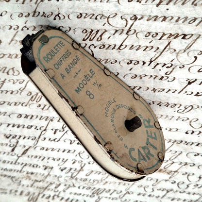 ancien tampon Roulette chiffres Carter