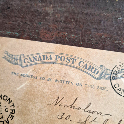 ancienne CPA canada post card