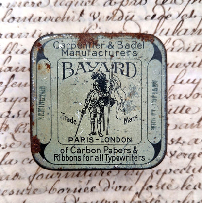 ancienne boite bayard ruban de machine à écrire