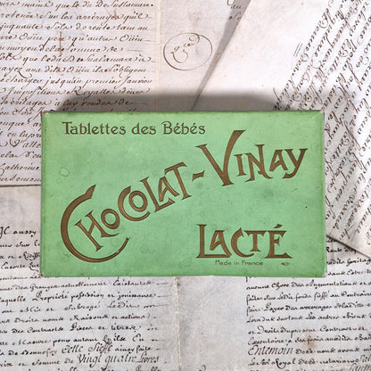 ancienne boite chocolat vinay tablettes bebes