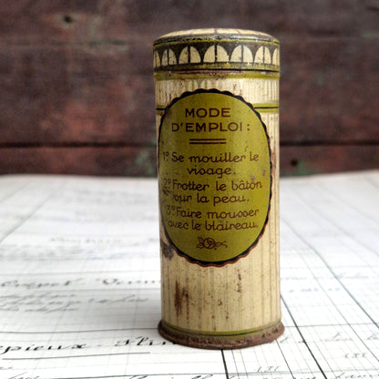 ancienne boite fer de savon pour homme