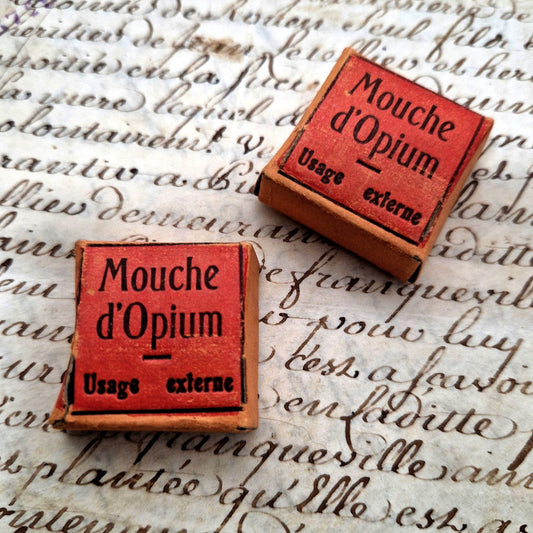 ancienne boite mouche d opium