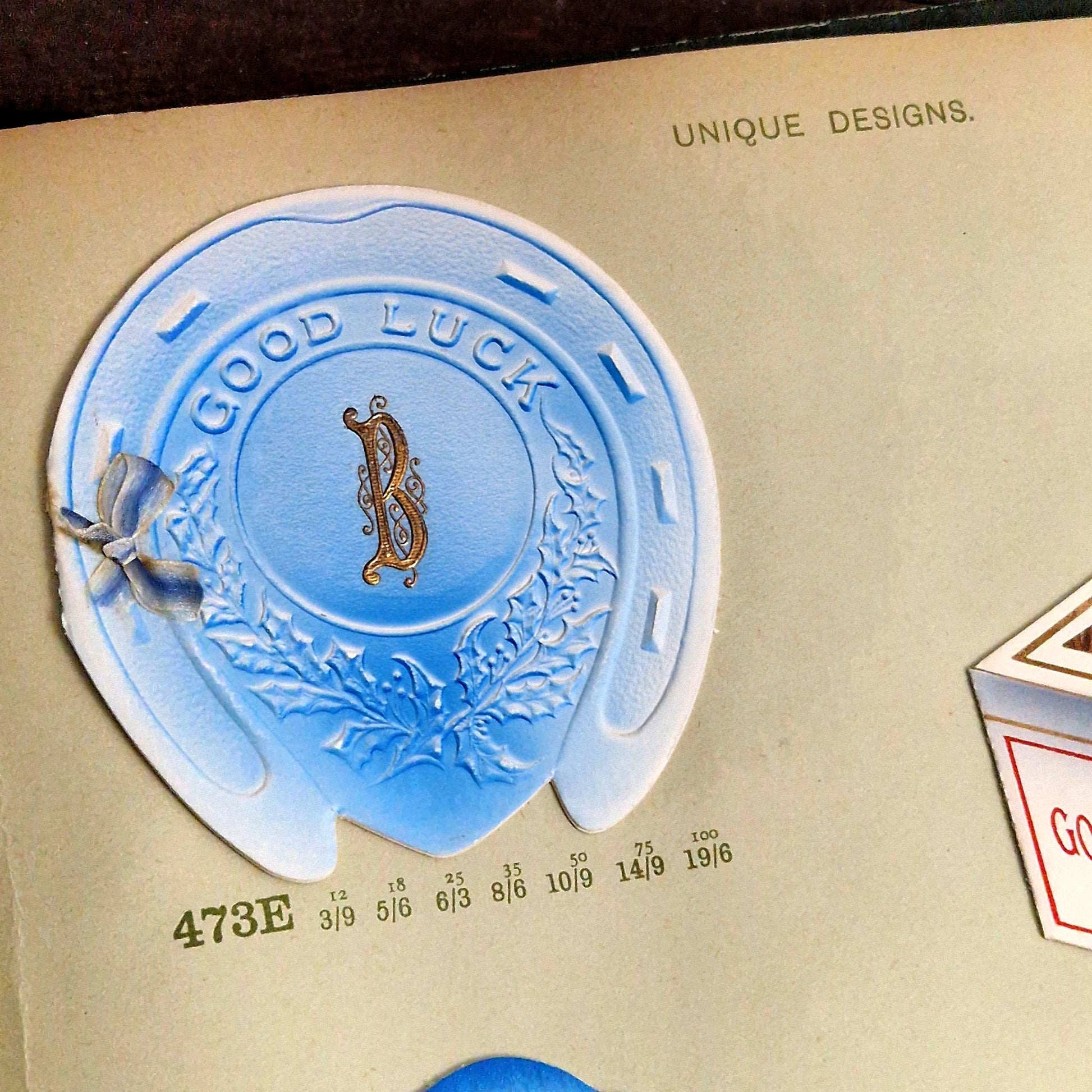 ancienne carte good luck