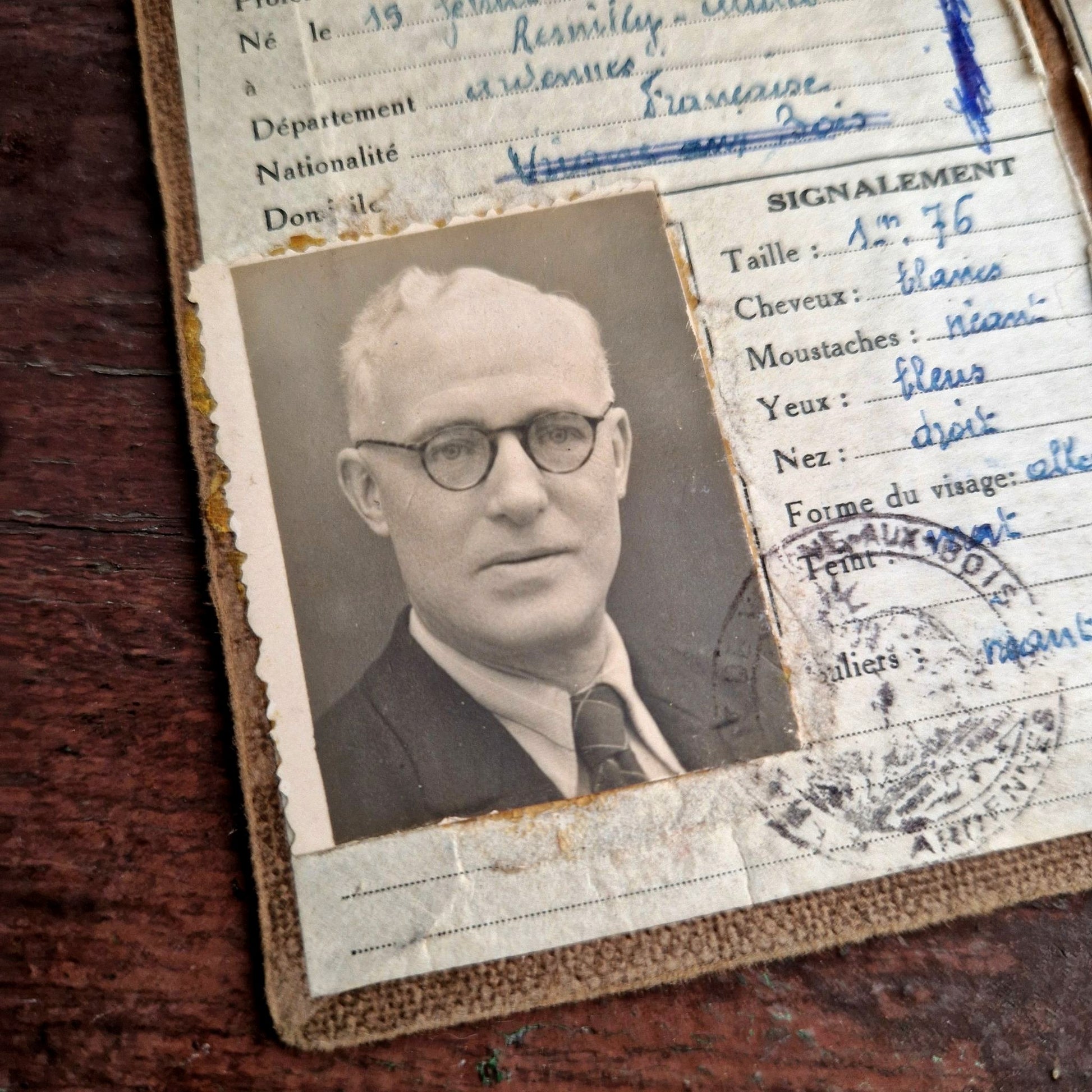 ancienne carte nationale vintage