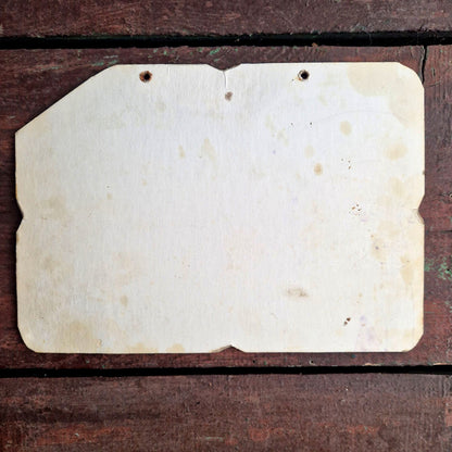 ancienne étiquette de boucherie