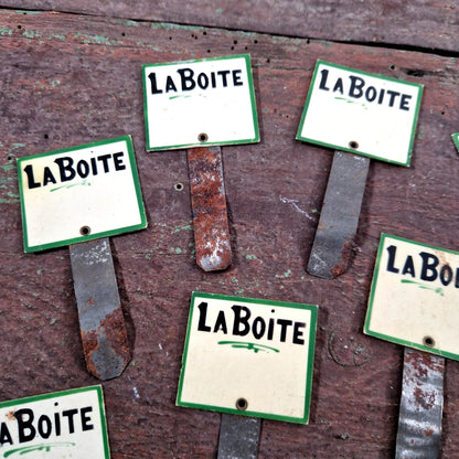 ancienne etiquette la boite cremerie