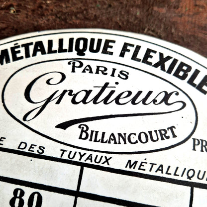 ancienne plaque email torchons