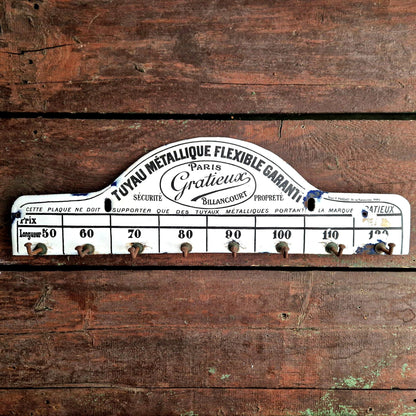 ancienne plaque émaillée serviettes