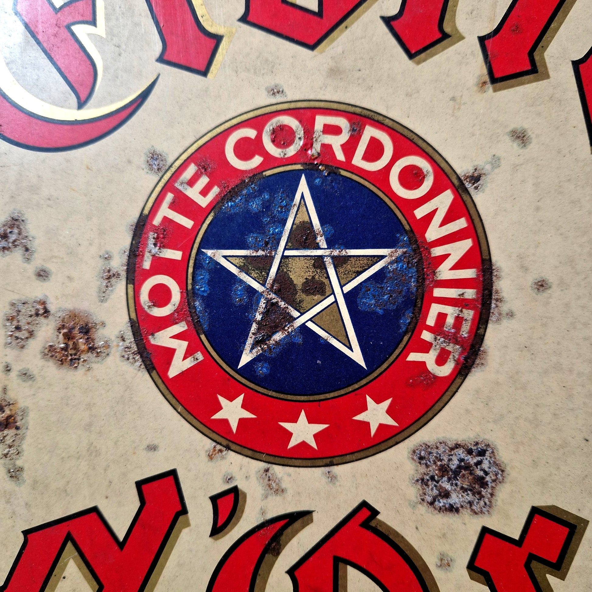 ancienne plaque pub motte cordonnier