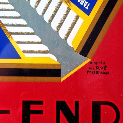 ancienne pub tabac week-end sous verre