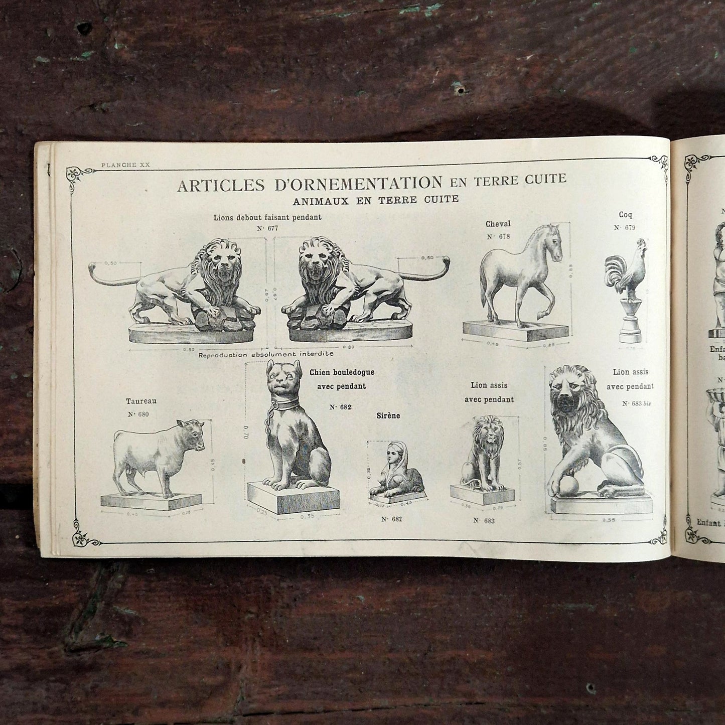 ancienne statues lions ornements