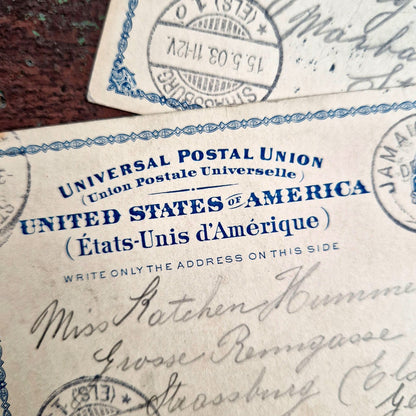 anciennes CPA US vers 1900