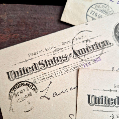 anciennes CPA USA fin XIXe