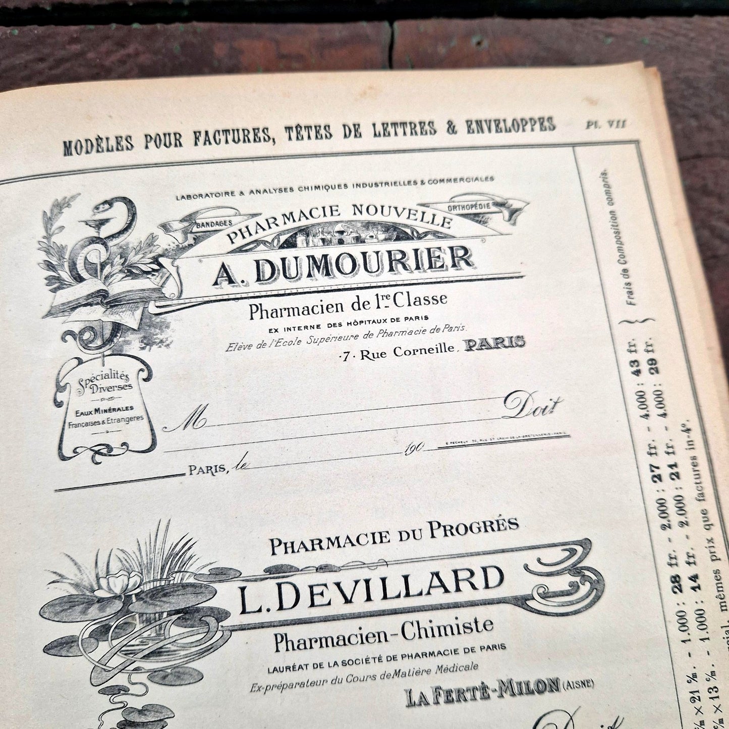 anciennes boites pharmacie catalogues