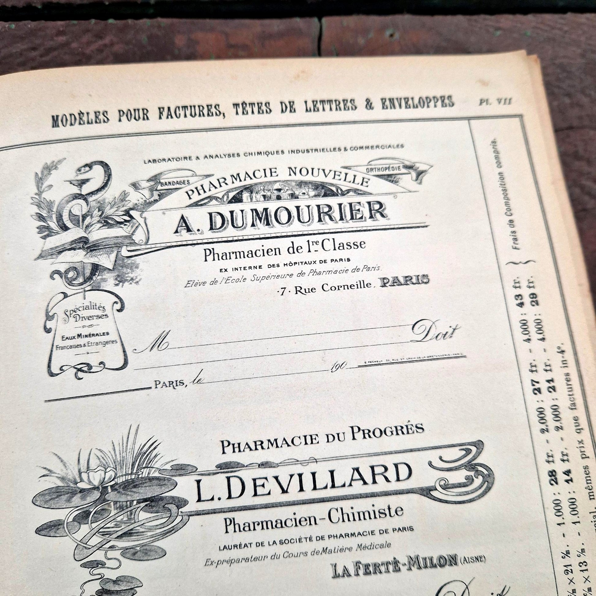 anciennes boites pharmacie catalogues