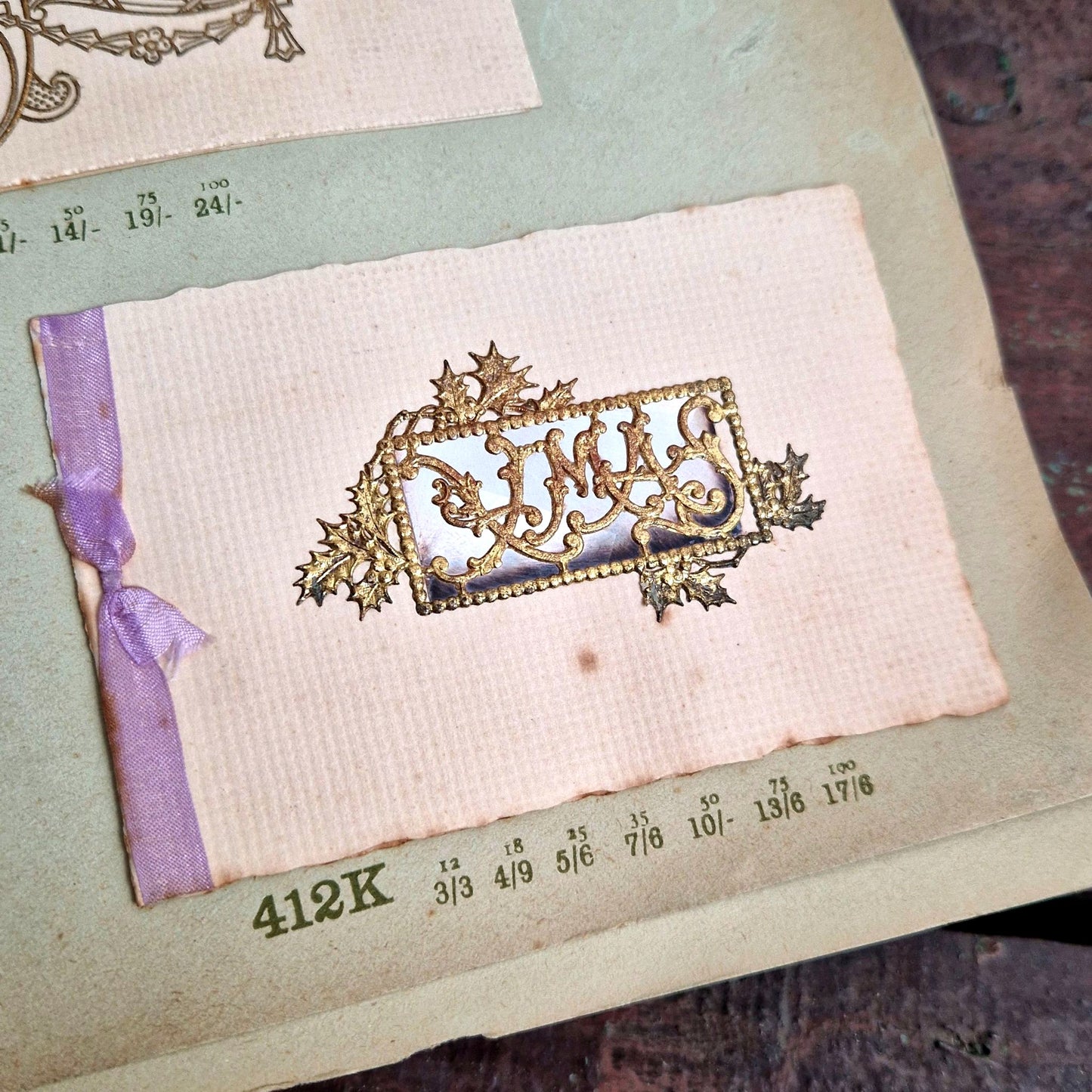 anciennes cartes de voeux 1910