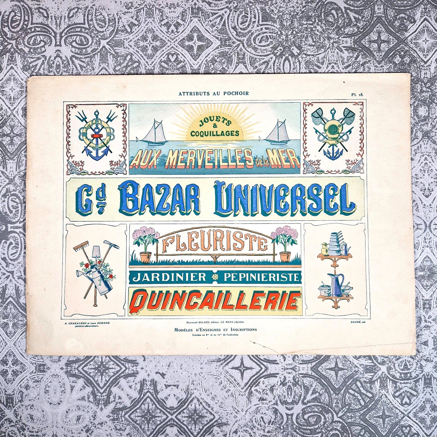 anciennes enseignes jardinier quincaillerie