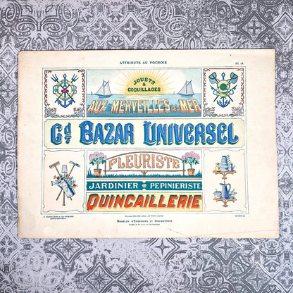 anciennes enseignes jardinier quincaillerie