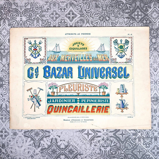 anciennes enseignes jardinier quincaillerie