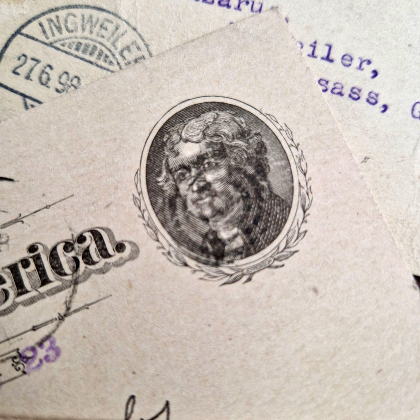 anciennes postal card one cent USA