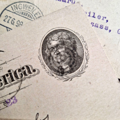 anciennes postal card one cent USA