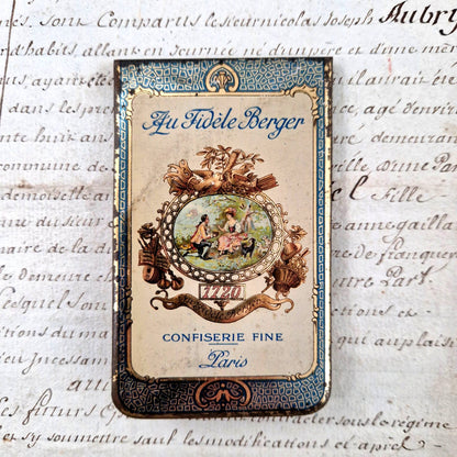 antique advertising notebook france