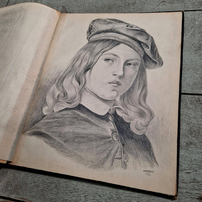 antique artist portfolio 1887