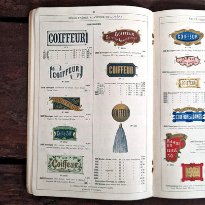 antique barber supply catalogue france