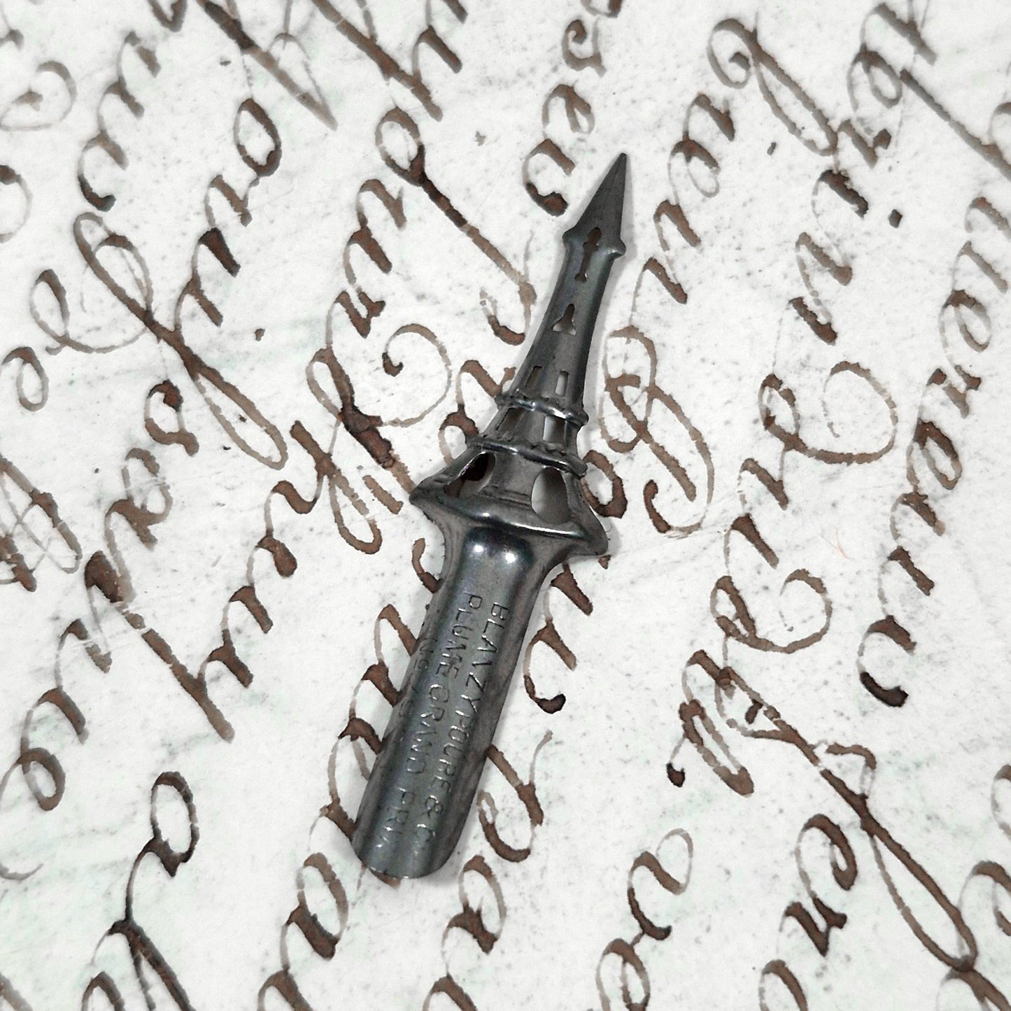 antique blanzy poure eiffel pen nib 2