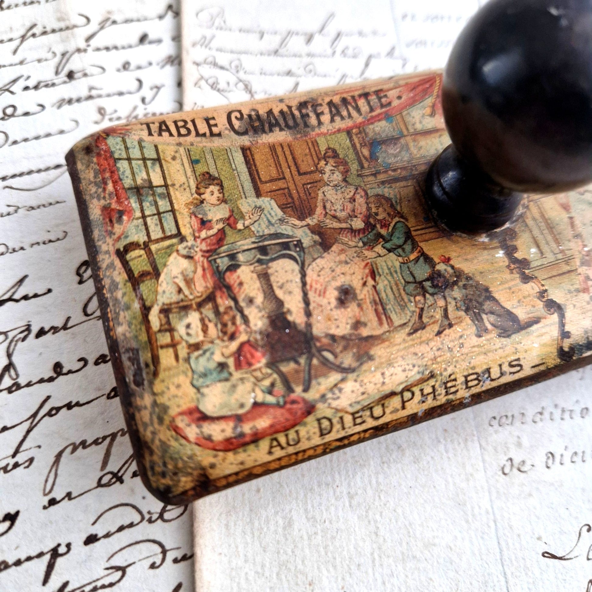 antique blotter dieu phebus