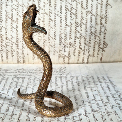 antique bronze snake