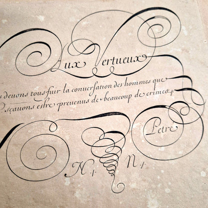 antique calligraphy book xvii