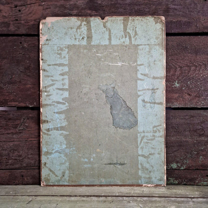 antique cardboard polish sign gauloises