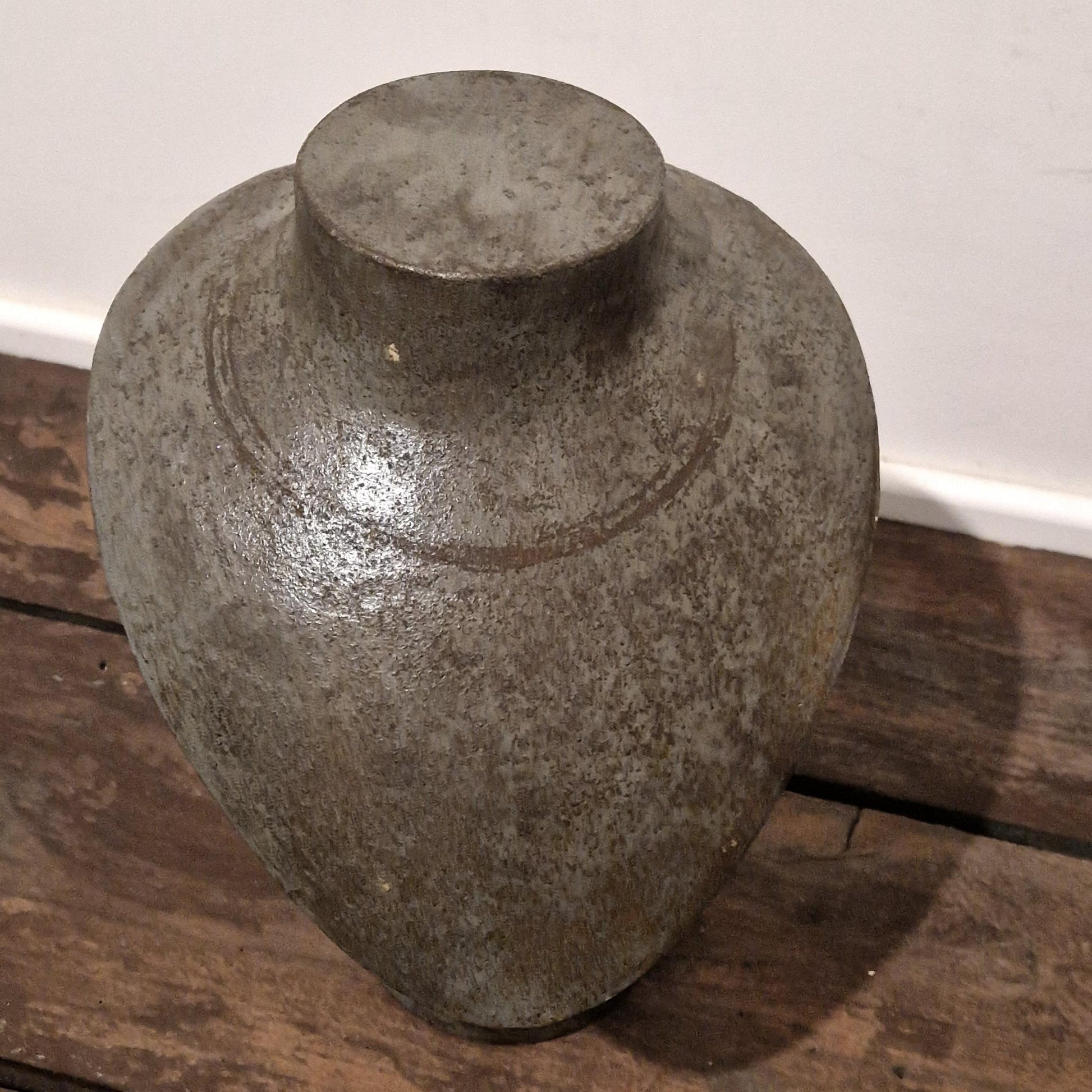 antique cast iron jewelry bust