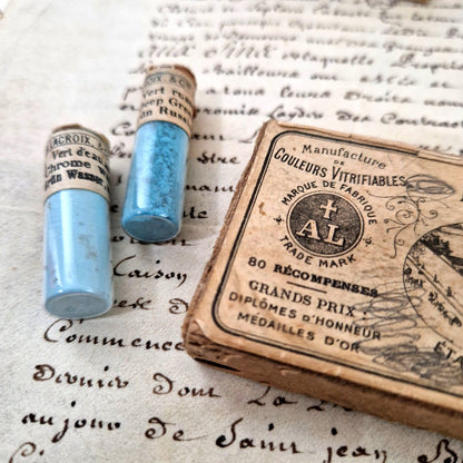 antique ceramic pigments set