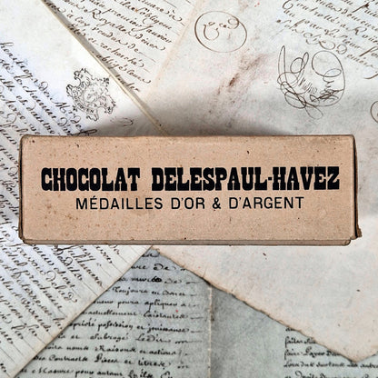 antique chocolate box delespaul havez