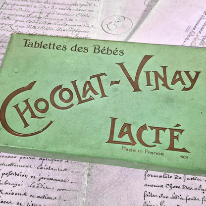 antique chocolate box vinay lacte