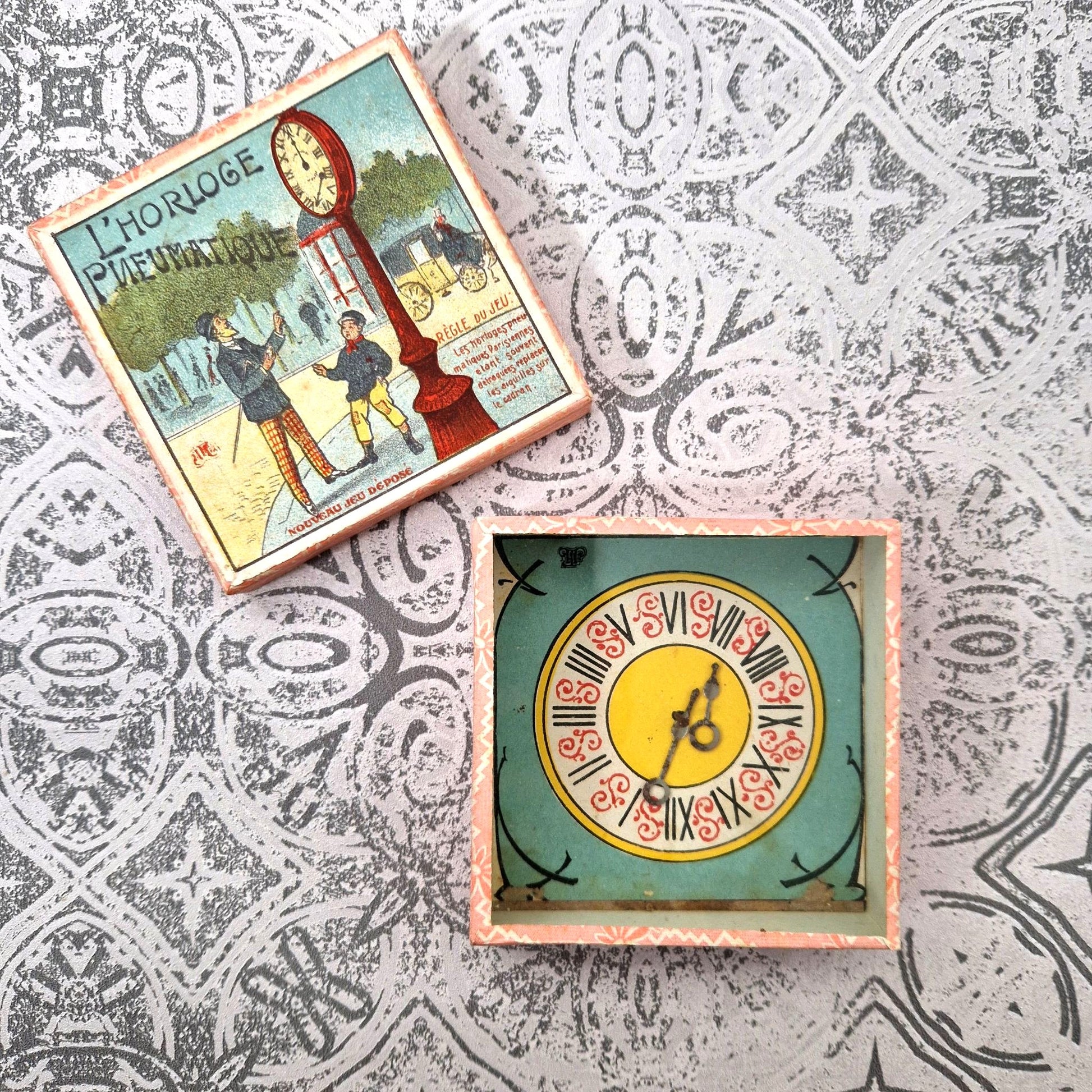 antique clock game jjf paris