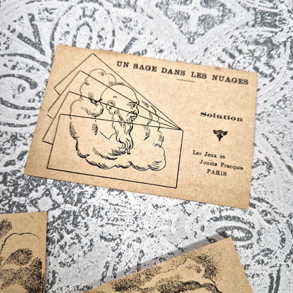 antique cloud illusion game