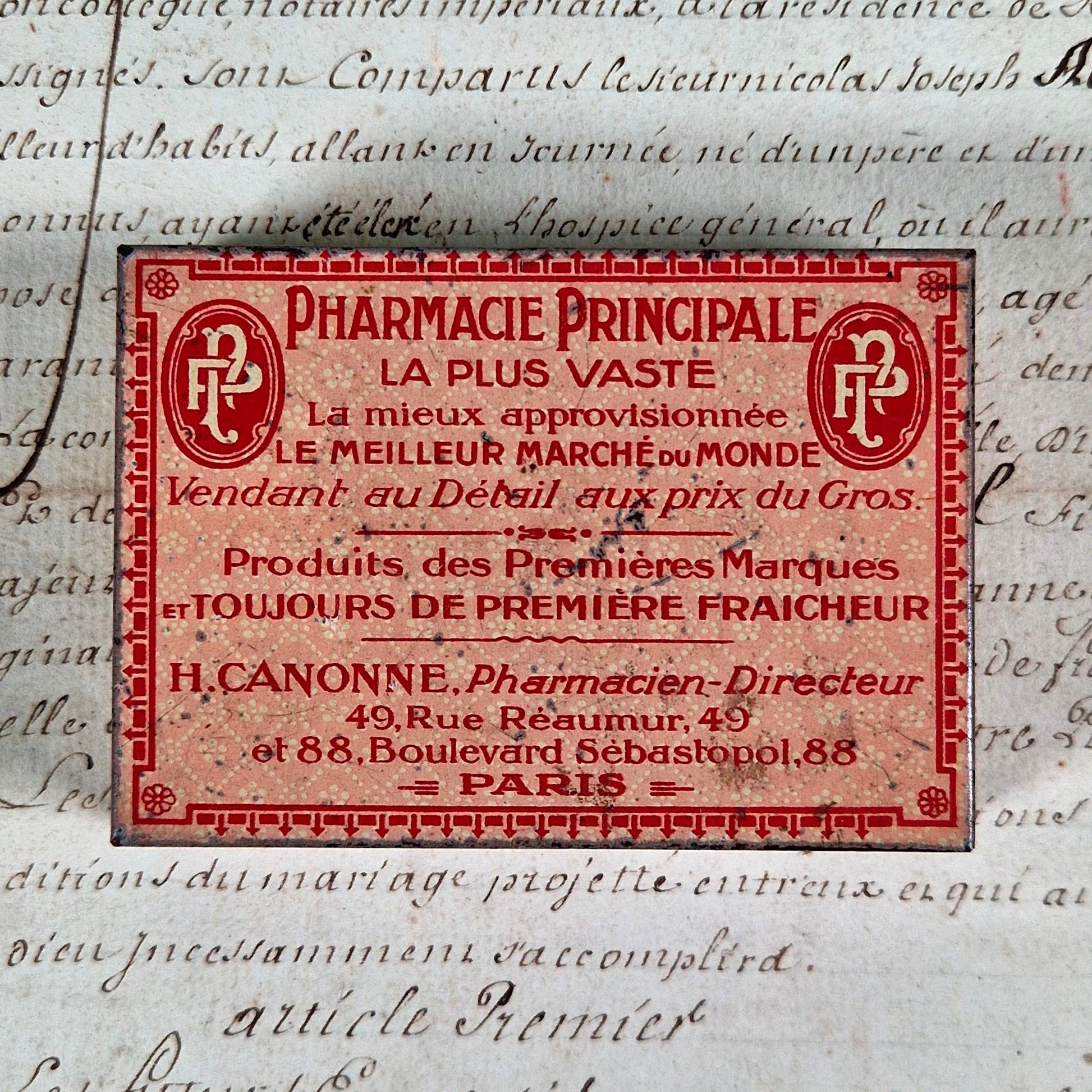 antique cocaine lozenge box